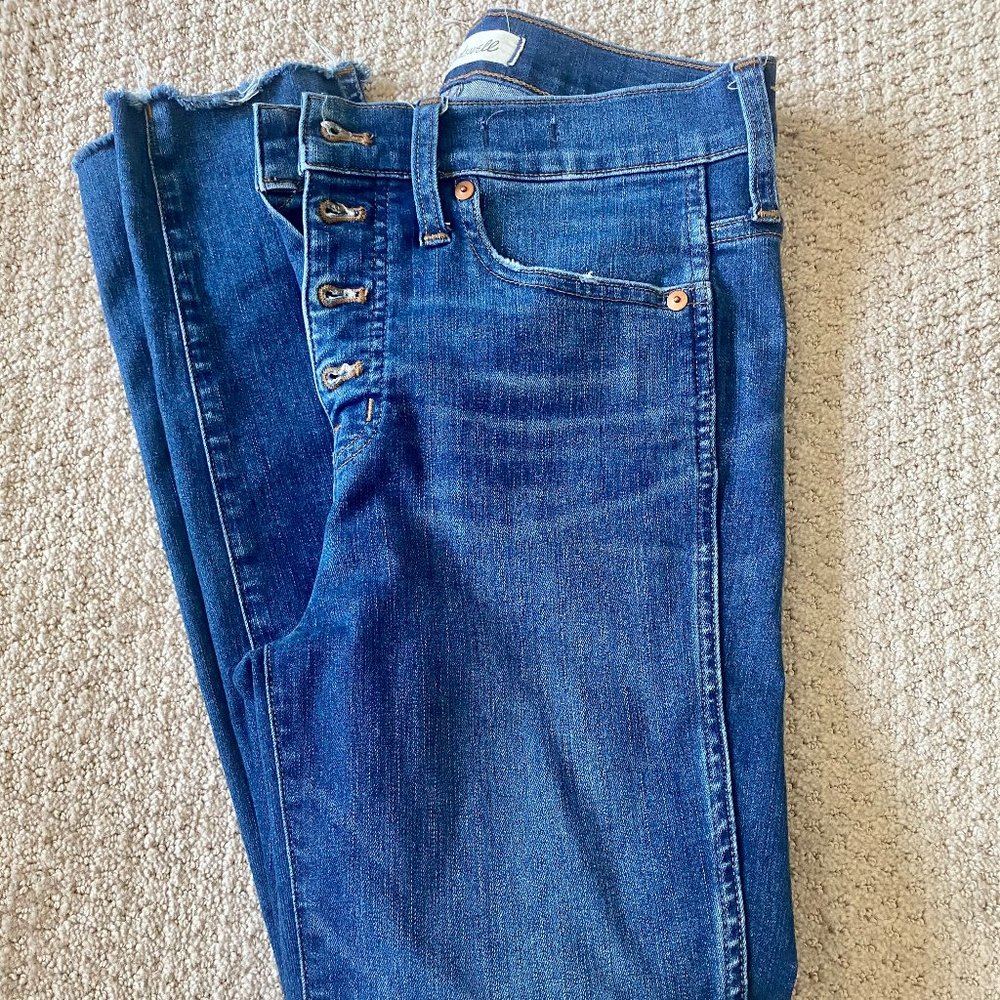 Madewell High-Rise Button-Up Skinny Jeans